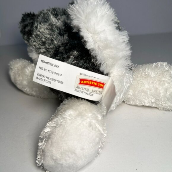 Mush the Siberian Husky Dog Plush Toy w/Beanie Belly & Removable Louisville Tee - Picture 7 of 16